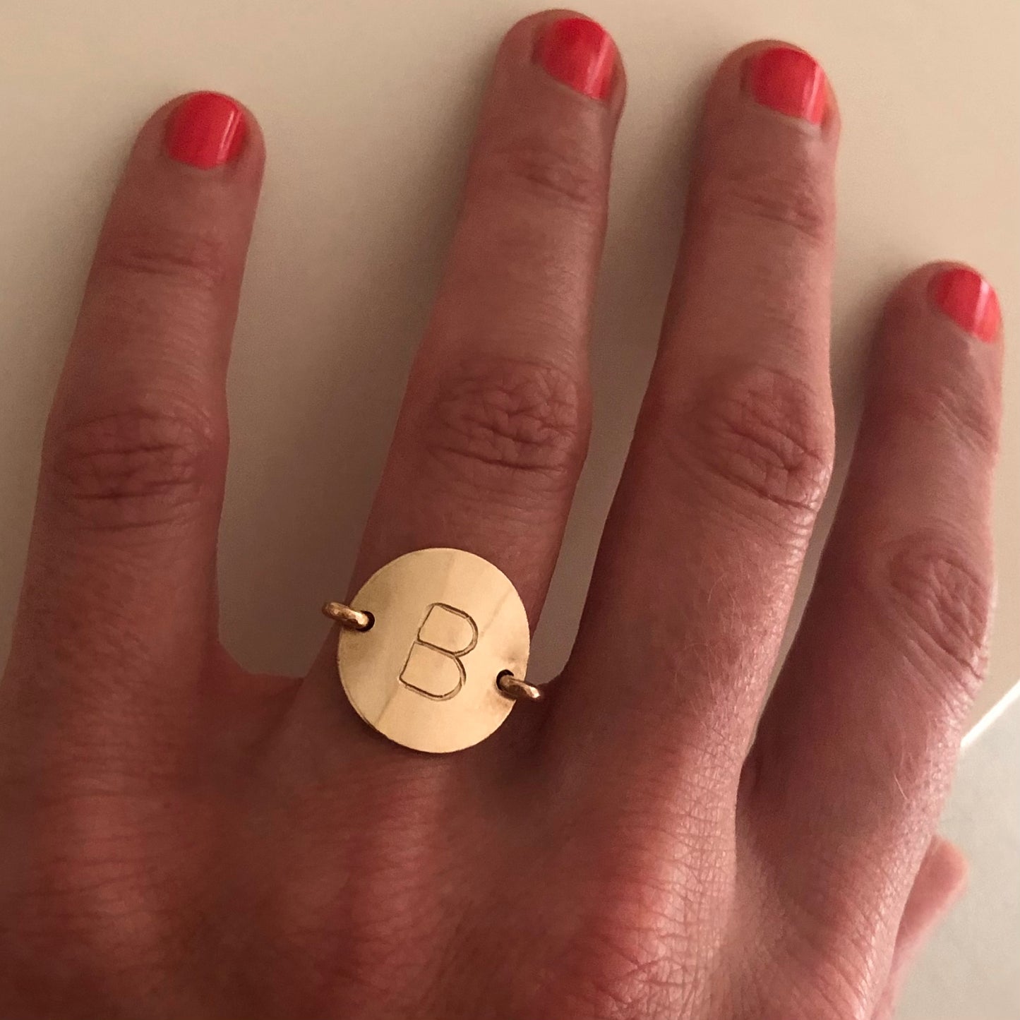 Personalized Coin Ring