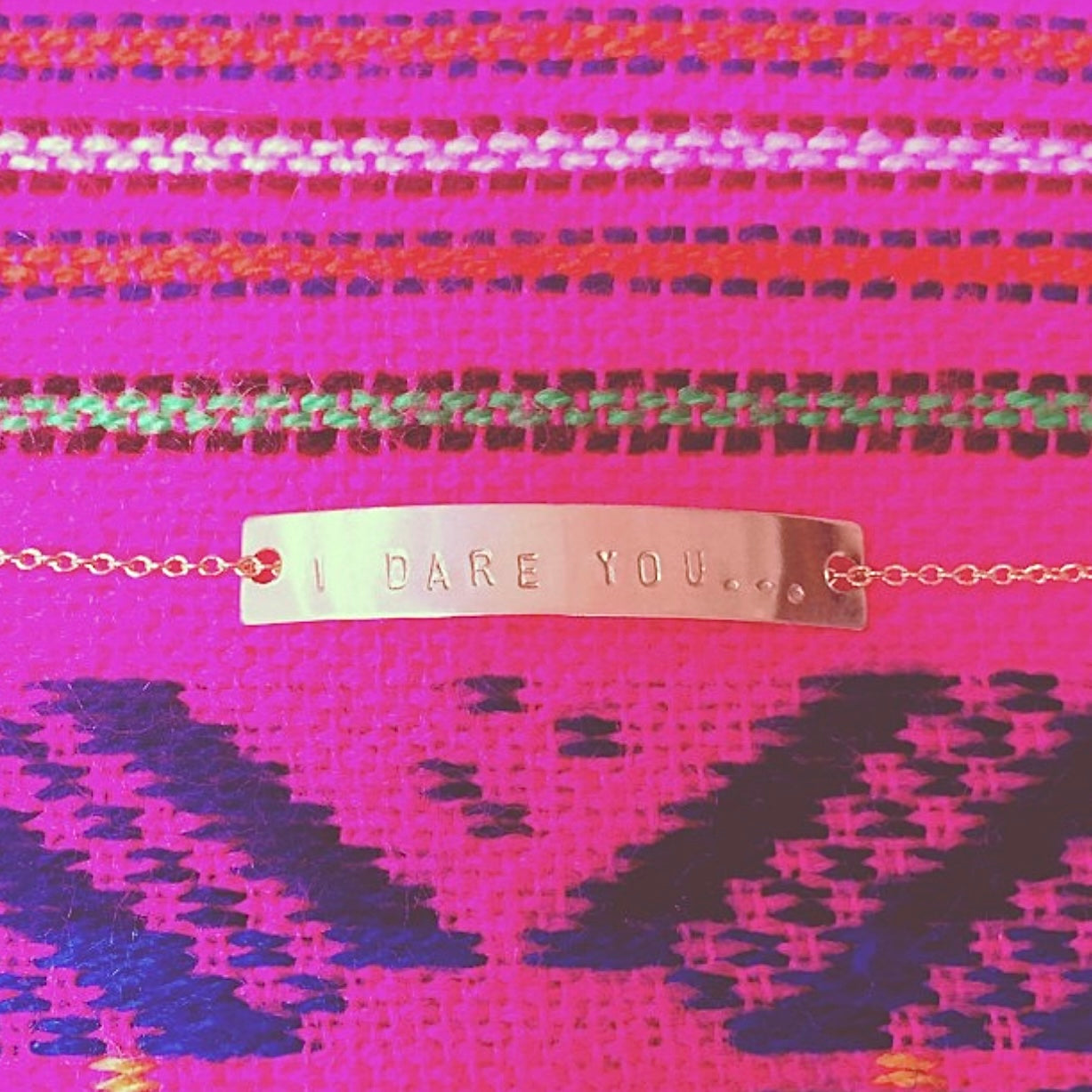 Personalized Bar Bracelet