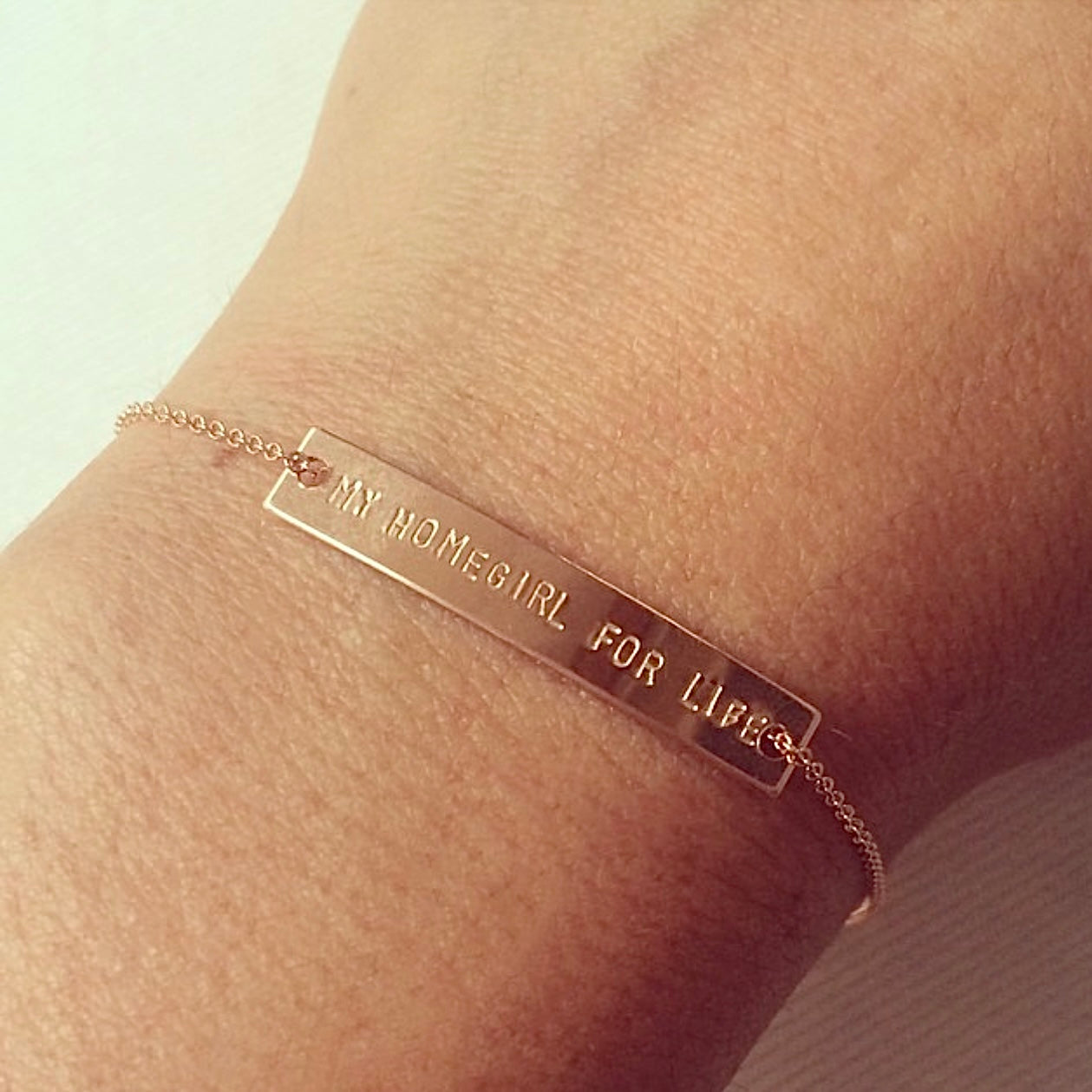 Personalized Bar Bracelet
