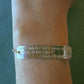 Personalized Lyrics or Quote Bracelet