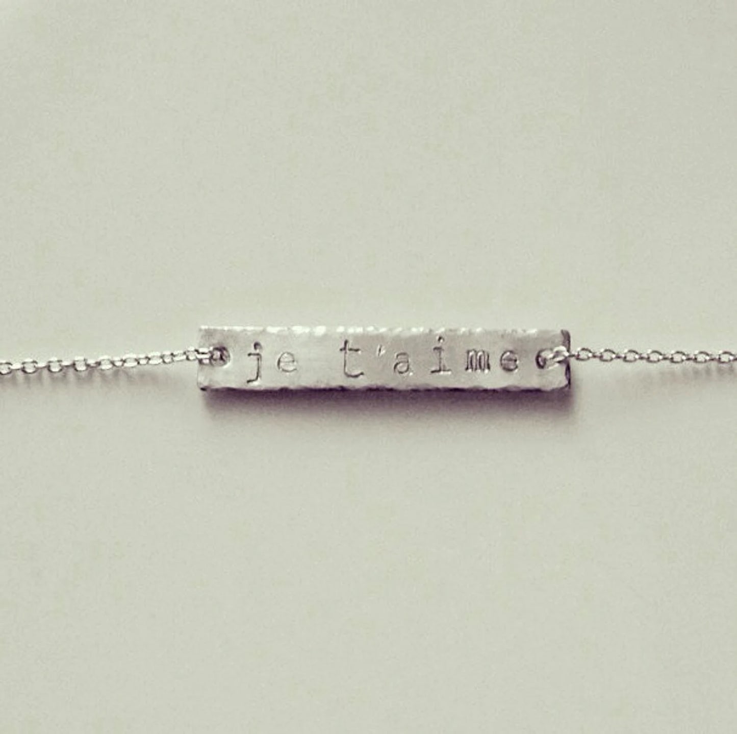 Personalized Bar Bracelet